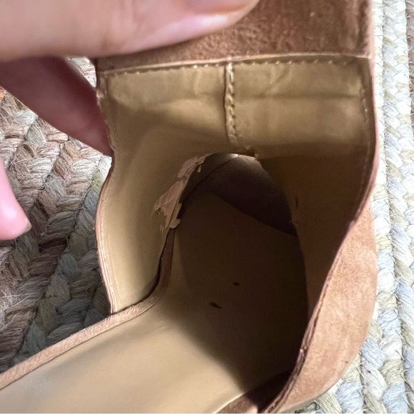Jack Rogers Cameron Tan Suede Open Toe Booties size 7 1/2 - Picture 12 of 16